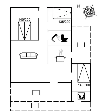Menard - 400m From The Sea By Interhome * Ørsted